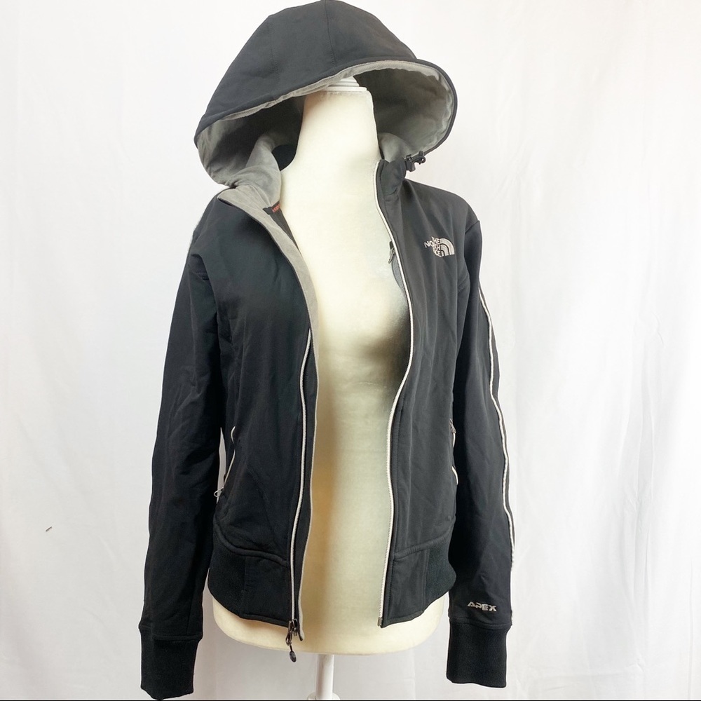The North Face Jacket Apex Hooded Zip Pockets - Picture 2 of 8